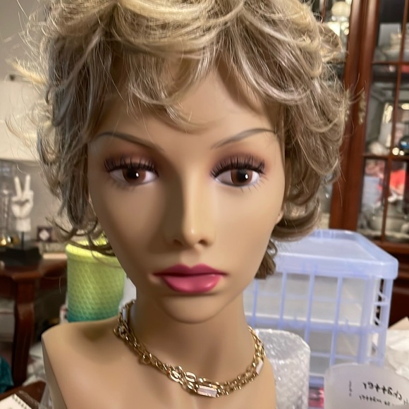 TWC Basics Wig, Light Brown with Blonde Highlights. New never used - Picture 2 of 8